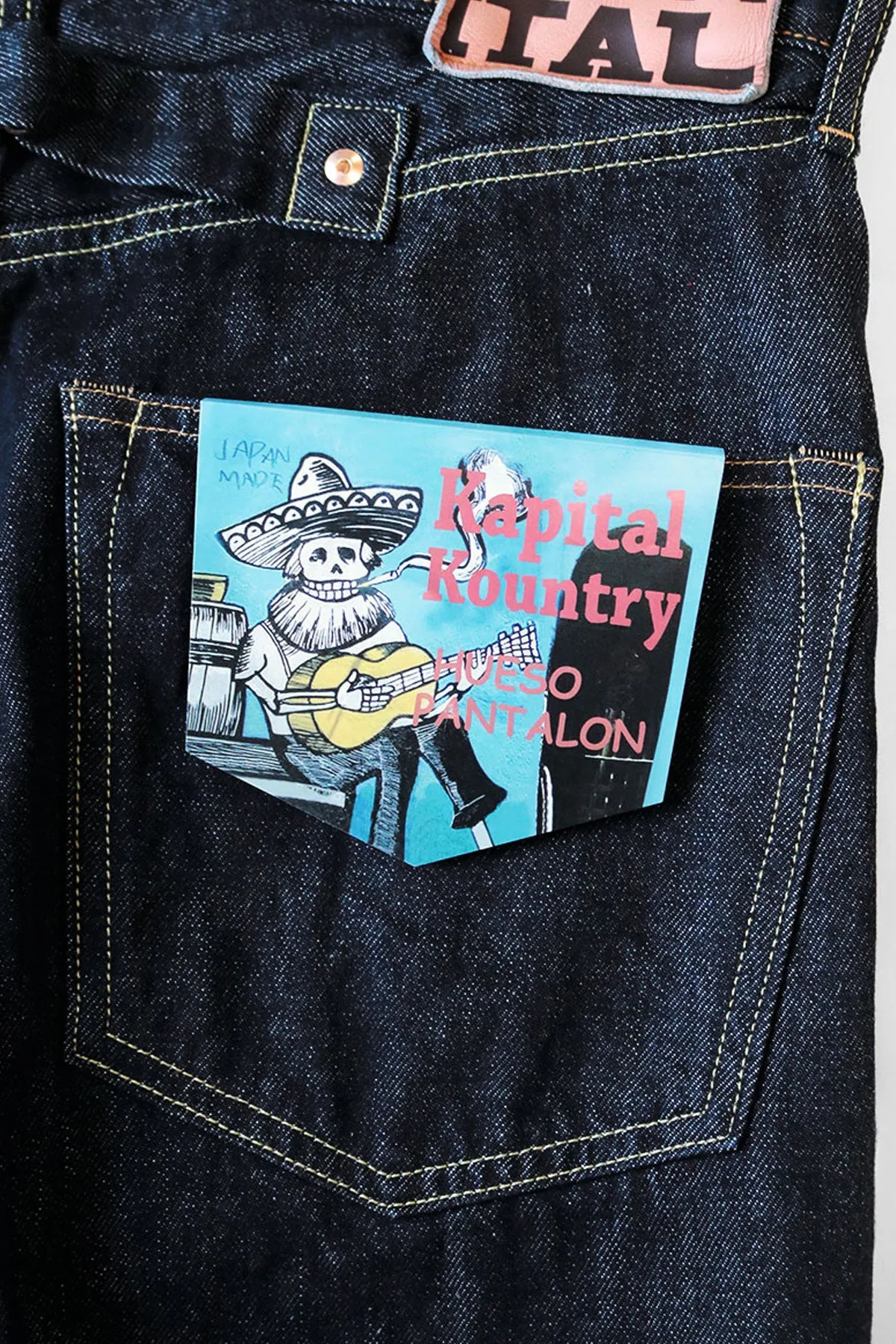 12.5oz Denim MEXICAN TUXEDO 5P OKAGILLY - Indigo