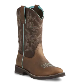 Ariat Ladies Delilah Round Toe Distressed Brown Boots 10021457