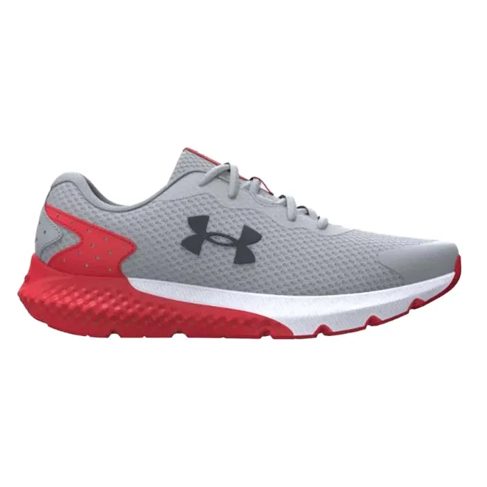 Big Boy Under Armour Charged Rogue 3 in Mod Gray/Red/Black