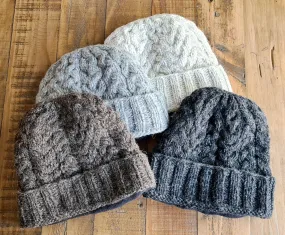 Cable Knit Beanie Hats