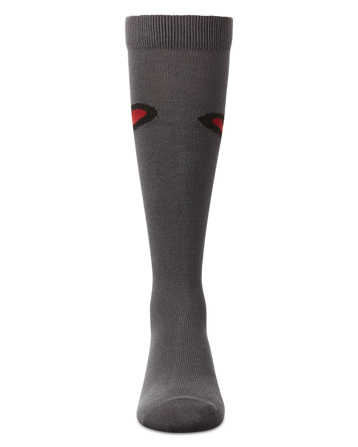 Girls' Outline Heart Knee High Socks