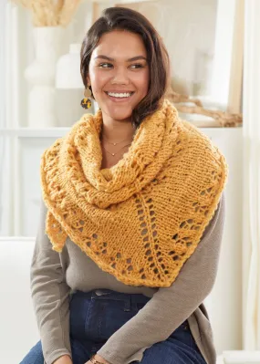 Golden Mesh Shawl