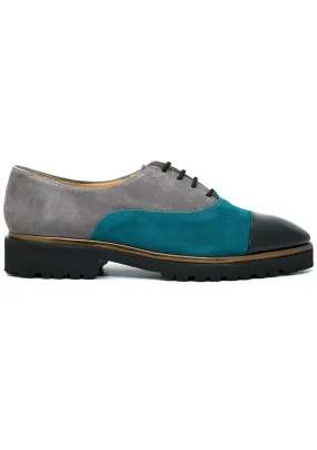 HB Italia Ladies Lace Up Toe Cap Shoe