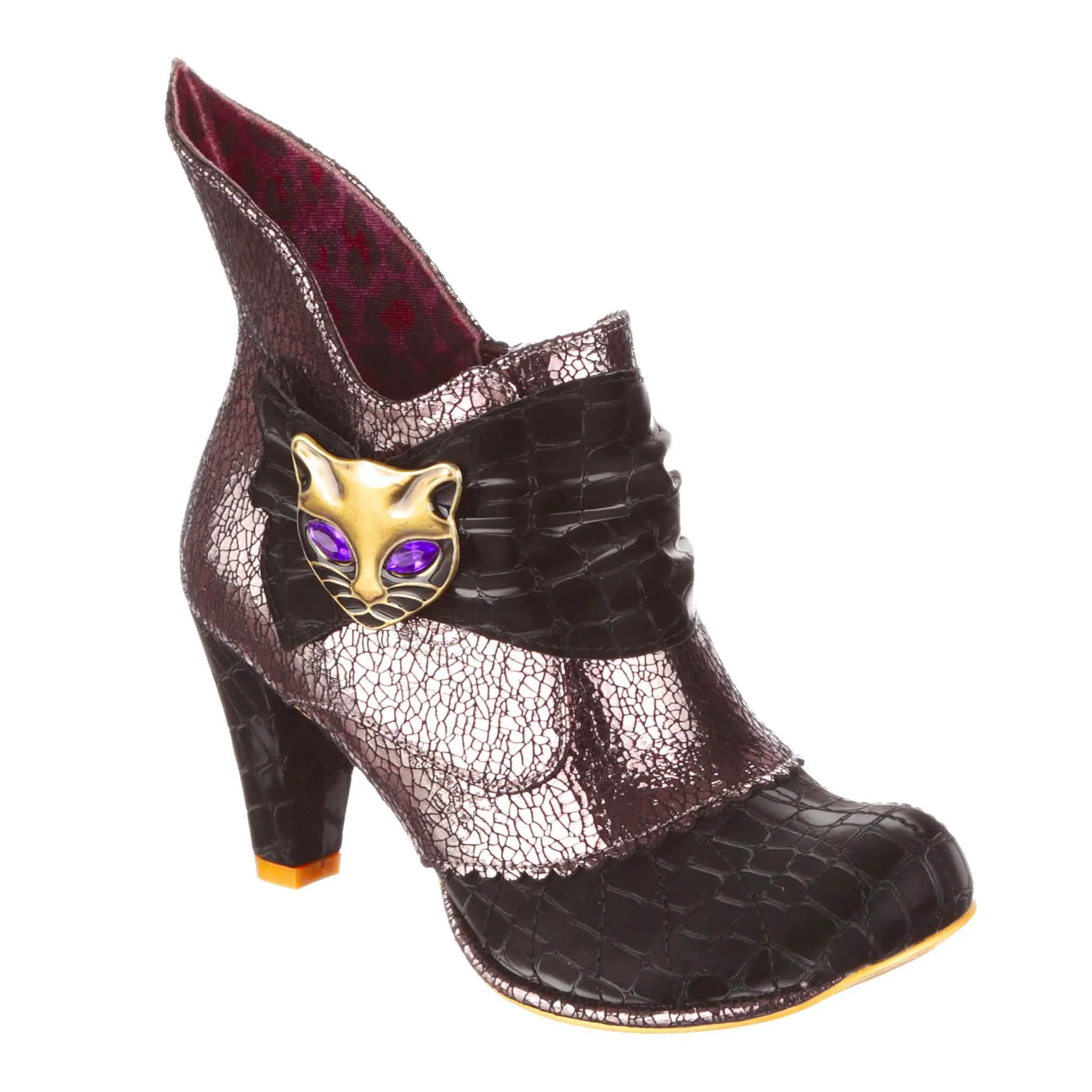 Irregular Choice Womens Miaow High Heels - Black