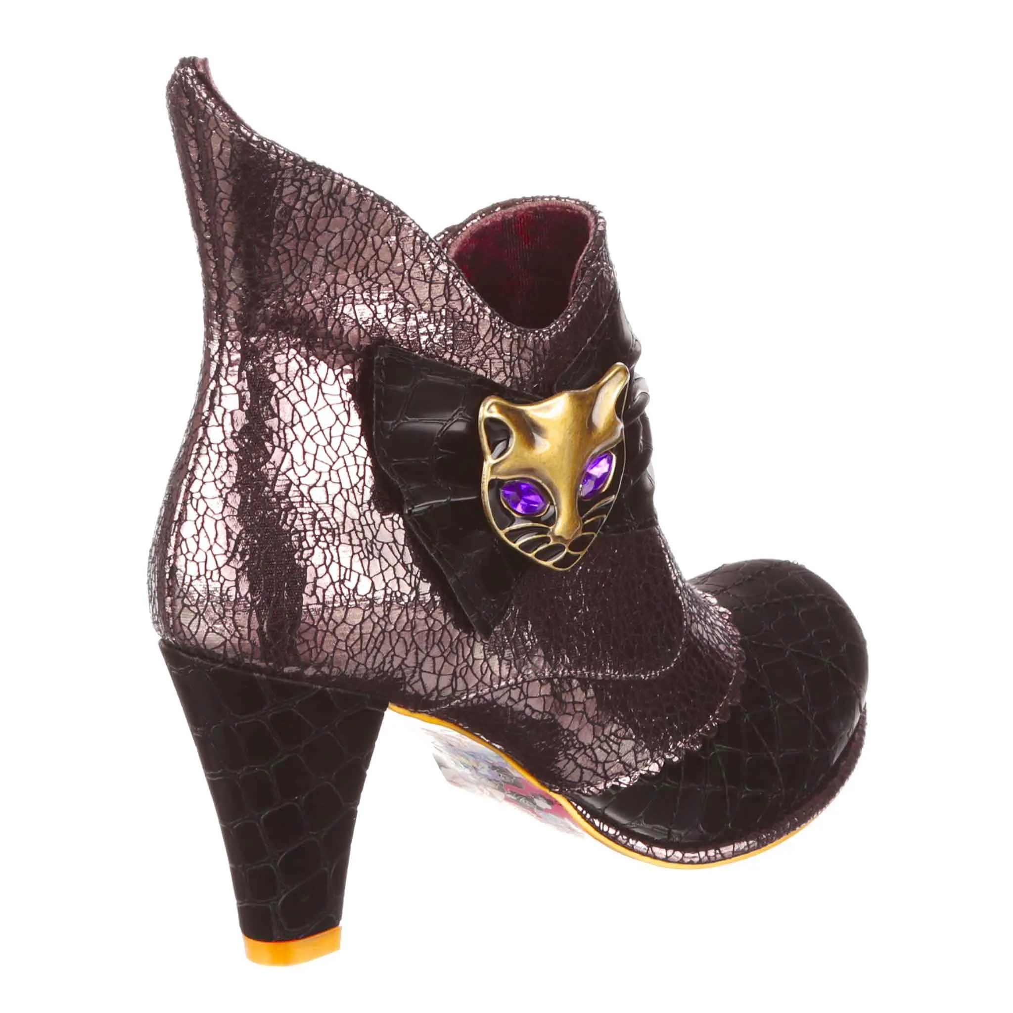 Irregular Choice Womens Miaow High Heels - Black