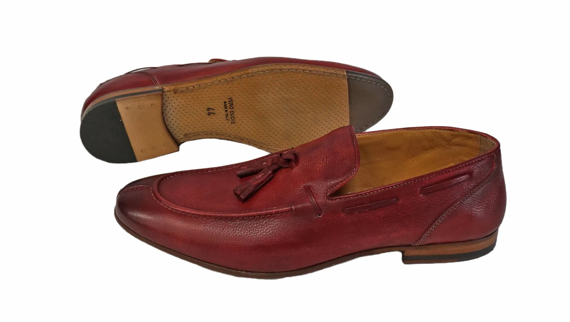 Jose Real Red Italian Tassel Loafer