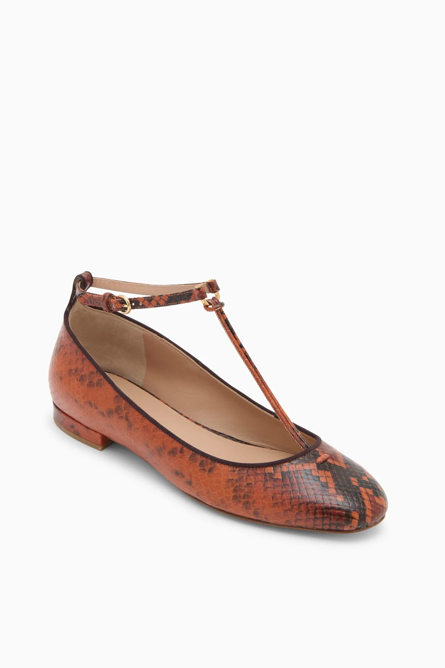 Louise Mary Jane Ballet Flat - Sunset Python