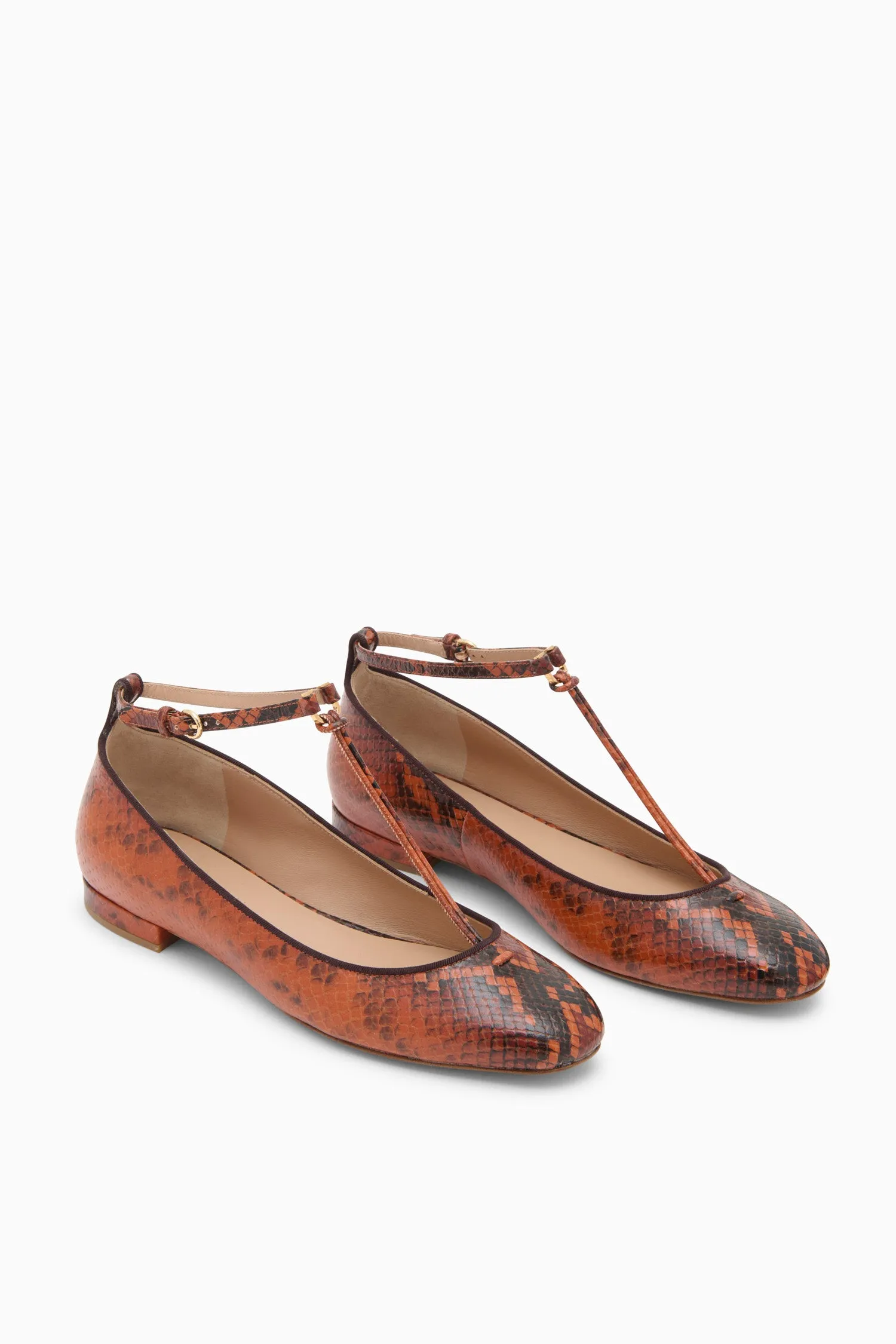 Louise Mary Jane Ballet Flat - Sunset Python