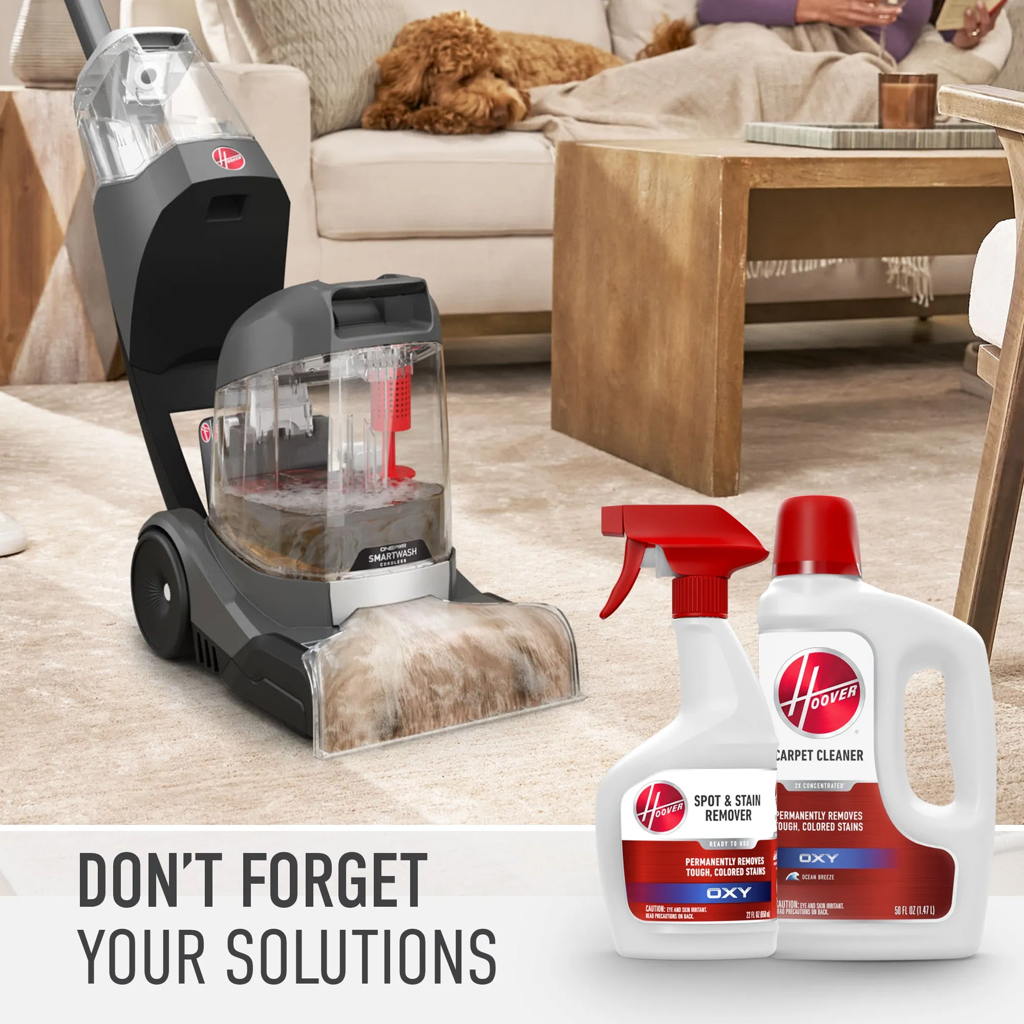 ONEPWR SmartWash Cordless Carpet Cleaner