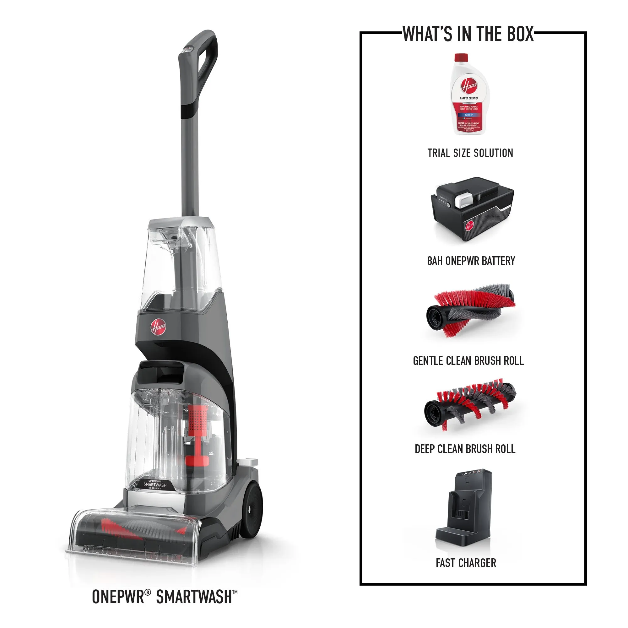 ONEPWR SmartWash Cordless Carpet Cleaner