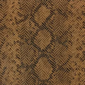 PYTHON - SNAKE SKIN PATTERN EMBOSSED VINYL UPHOLSTERY FABRIC