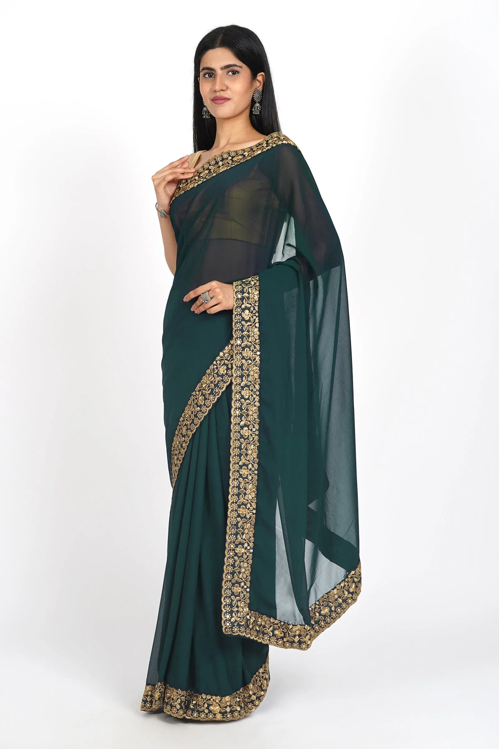 Teejh Aditi Georgette Saree