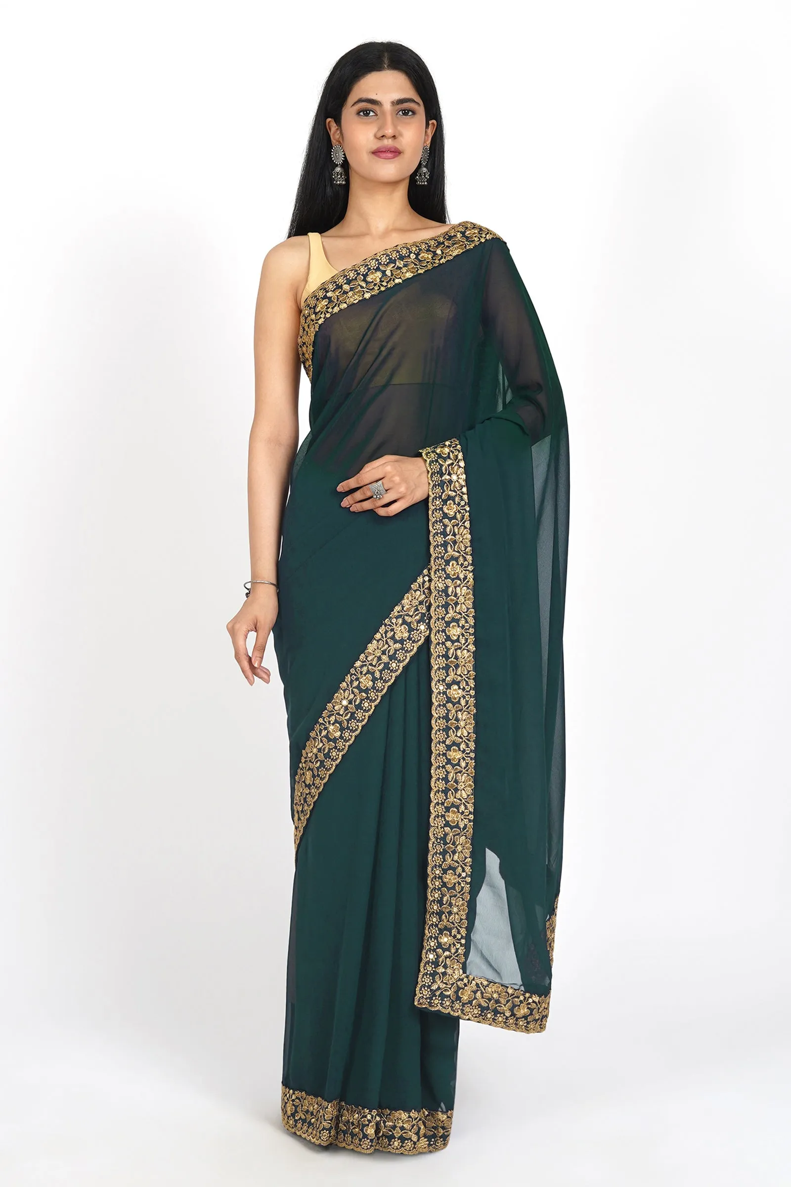 Teejh Aditi Georgette Saree