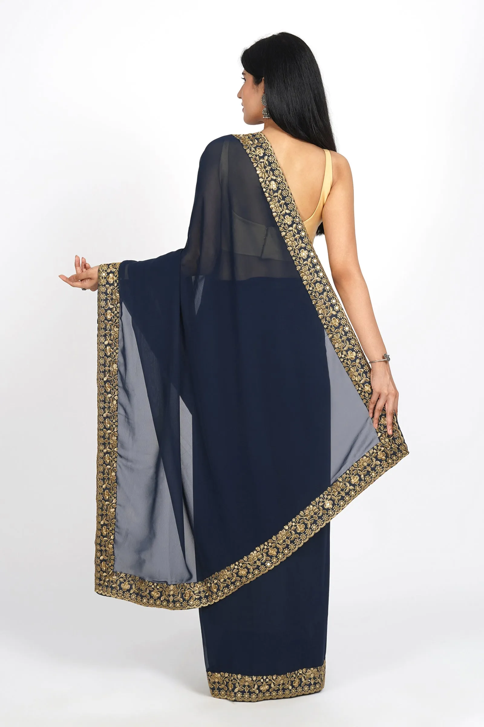 Teejh Bhargavi Georgette Saree