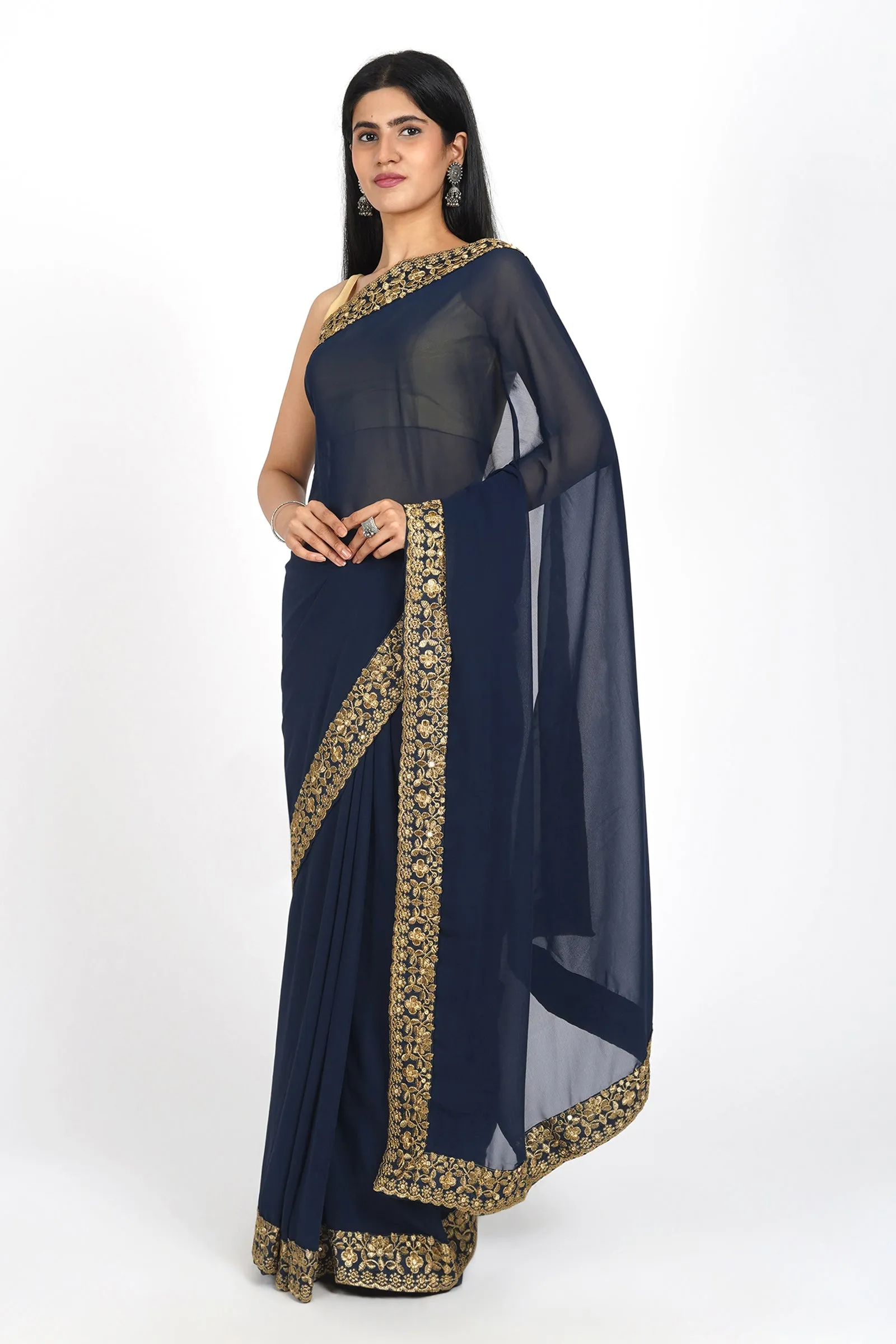 Teejh Bhargavi Georgette Saree