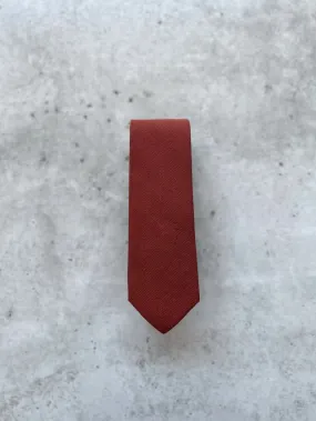 Terracotta Cotton Neck Tie