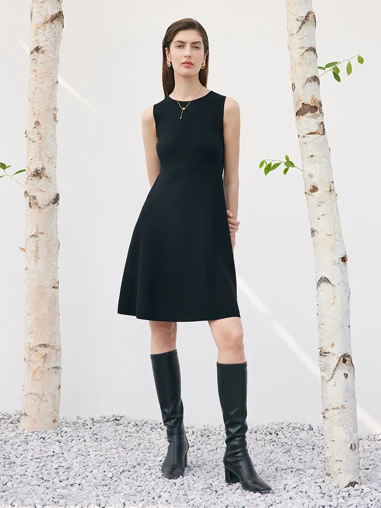 Worsted Woolen Two-piece Dress